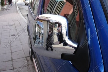 Хром накладки на боковые зеркала Citroen Berlingo