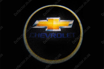 Подсветка дверей с логотипом Chevrolet