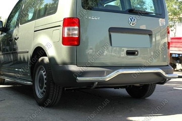 Защита заднего бампера (труба) Volkswagen Caddy