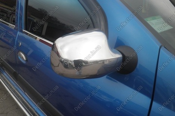 Хром накладки на зеркала заднего вида Renault Logan MCV