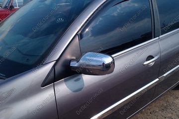 Хром накладки на зеркала заднего вида Renault Megane 2