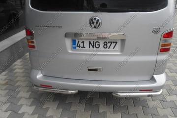 Защитные накладки на углы заднего бампера Volkswagen T5