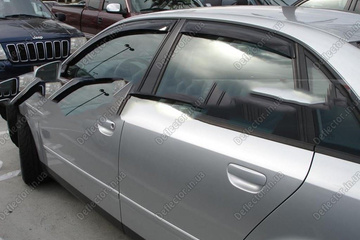 Дефлекторы дверей - боковые ветровики Audi A4
