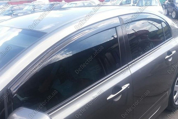 Ветровики на окна Honda Civic sedan