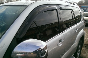 Ветровики на окна - дефлекторы окон авто Toyota Land Cruiser Prado 120