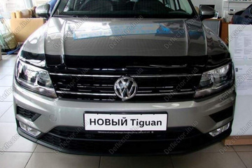 Мухобойка - дефлектор капота Volkswagen Tiguan