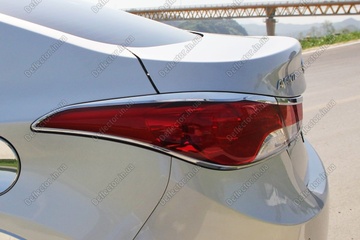 Хром накладки на задние фары (стопы) Hyundai Elantra MD