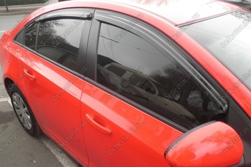 Дефлекторы на боковые окна - ветровики Chevrolet Cruze