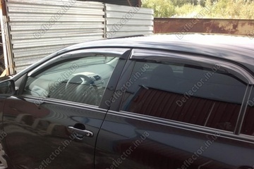 Дефлекторы на боковые окна - ветровики Toyota Corolla