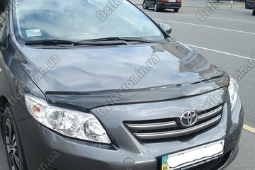 Дефлектор на капот - мухобойка Toyota Corolla