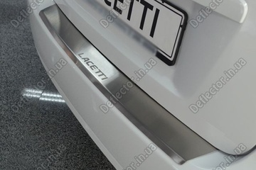 Защитная накладка на задний бампер Chevrolet Lacetti sedan