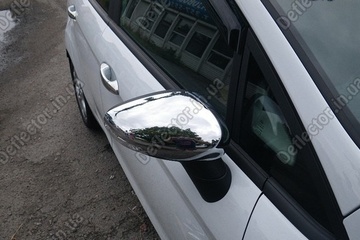 Хром накладки на зеркала заднего вида Ford Fiesta