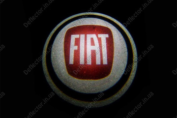 Подсветка дверей с логотипом Fiat