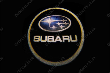 Подсветка дверей с логотипом Subaru