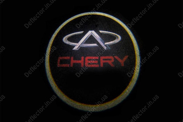Подсветка дверей с логотипом Chery