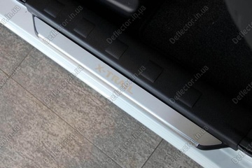 Накладки на внутренние пороги (металл) Nissan X-Trail T31