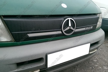 Накладка на решетку радиатора зимняя Mercedes-Benz Vito 638