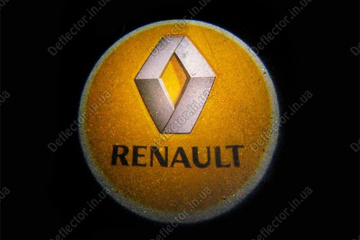 Подсветка дверей с логотипом Renault