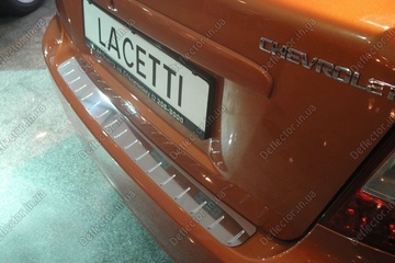 Накладка на задний бампер Chevrolet Lacetti sedan