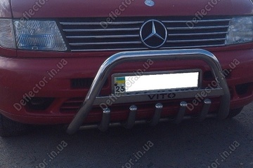 Защита переднего бампера - кенгурятник Mercedes-Benz Vito 638