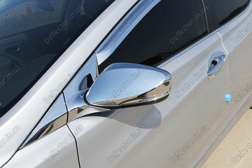 Хром накладки на уголки зеркал Hyundai Elantra MD