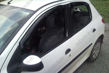 Ветровики на окна Peugeot 206