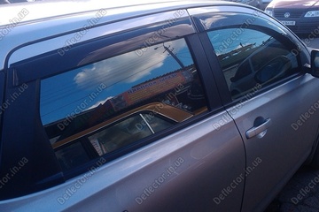 Ветровики на окна - дефлекторы окон авто Nissan Qashqai