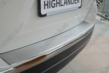 Накладка на задний бампер Toyota Highlander