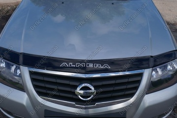Мухобойка на капот Nissan Almera