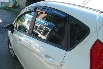 Дефлекторы на боковые окна - ветровики Ford Fiesta
