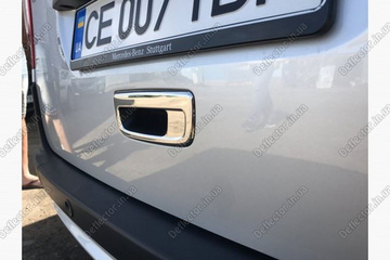 Хром накладка на ручку двери багажника Renault Kangoo