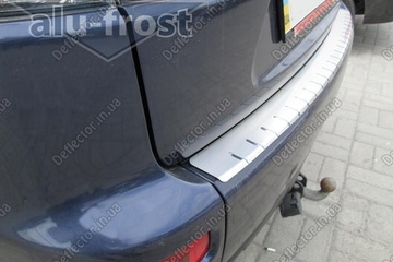 Защита заднего бампера - накладка Mitsubishi Outlander XL