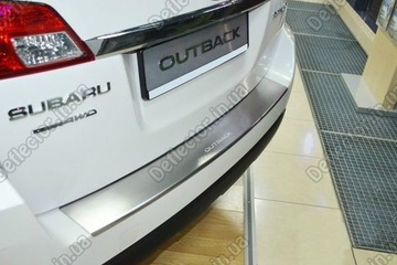 Накладка на задний бампер Subaru Outback