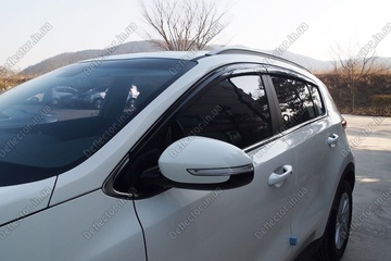Дефлекторы на боковые окна - ветровики Kia Sportage