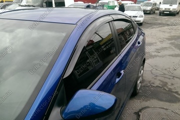 Дефлекторы на боковые окна - ветровики Hyundai Accent