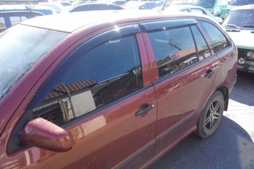 Ветровики на окна - дефлекторы окон авто Skoda Fabia
