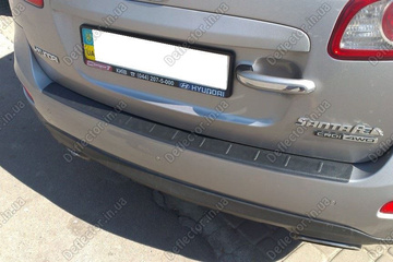 Защитная накладка на задний бампер Hyundai Santa Fe