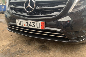 Хром накладки на решетку бампера Mercedes-Benz Vito 447