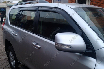 Ветровики на окна - дефлекторы окон авто Toyota Land Cruiser Prado