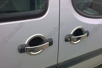 Накладки хром на дверные ручки Fiat Doblo