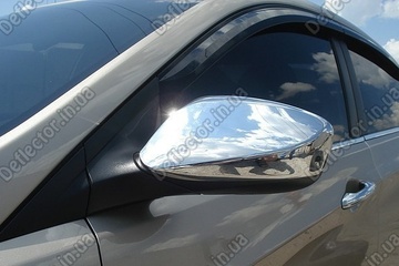 Хром накладки на боковые зеркала Hyundai Accent