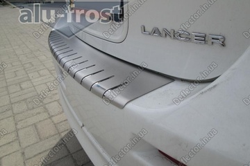 Защитная накладка на задний бампер Mitsubishi Lancer 10