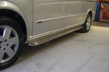 Наружные накладки на пороги (подножки) Mercedes-Benz Vito 639