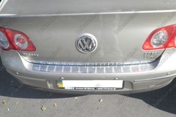 Защитная накладка на задний бампер Volkswagen Passat B6