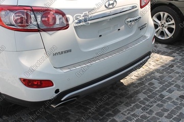Накладка на задний бампер Hyundai Santa Fe