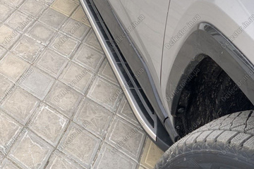 Внешние пороги ОЕМ Toyota RAV4
